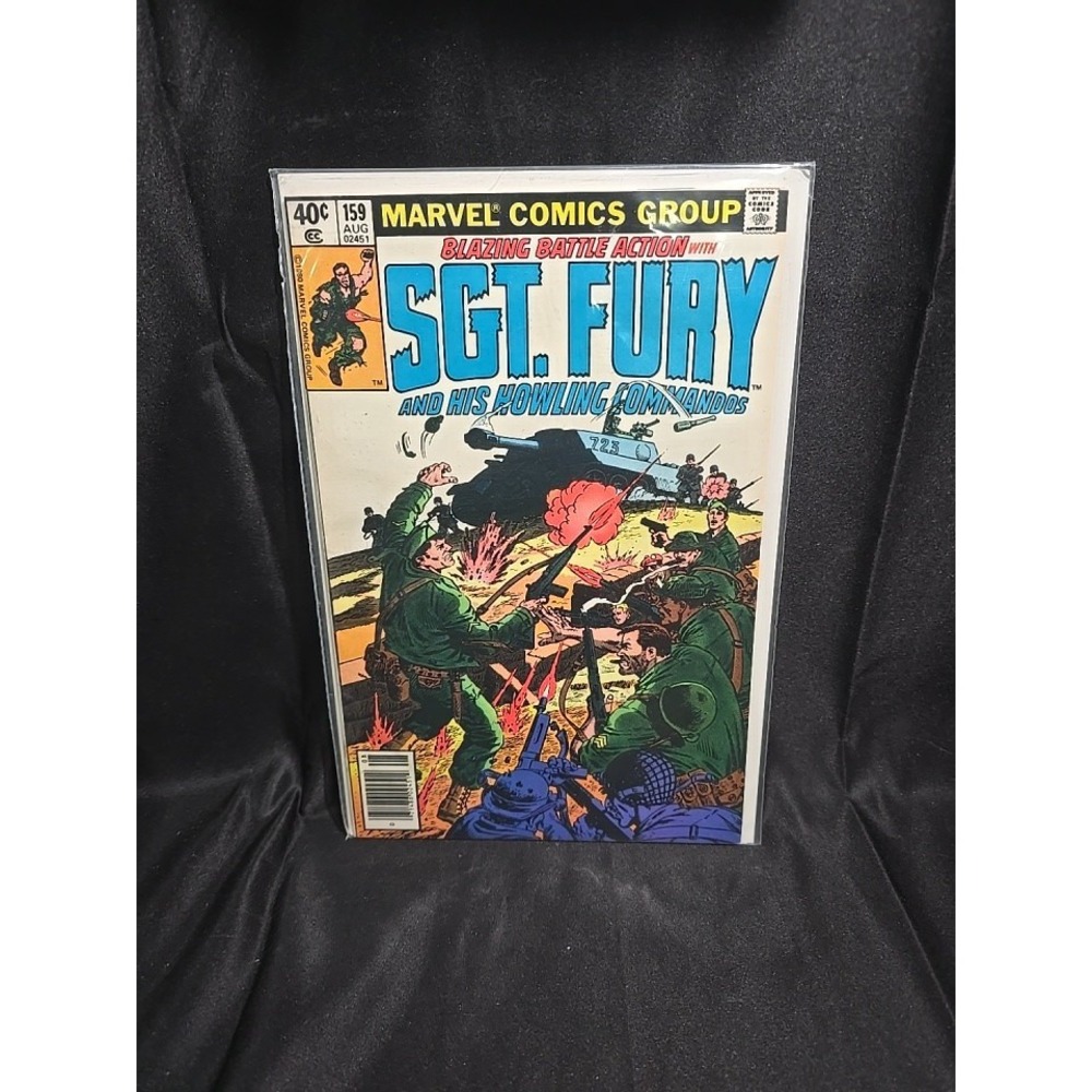 Sgt. Fury And His Howling Commandos 159 1980 Marvel Mark Jewelers Nick Fury
